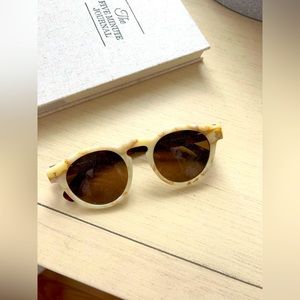 Illesteva Cream Leonard II Sunglasses